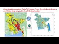 Download Population Data Tiff image from Google earth engine and Make Map Layout in ArcGIS