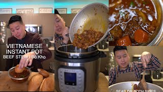 How to Make Bò Kho Vietnamese Beef Stew Step by Step Instant Pot Recipe Tutorial | ASMR Mukbang