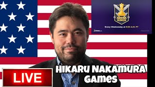 Arena Kings Hikaru Nakamura, Fabiano Caruana Live Games