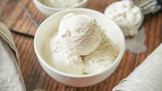 KETO Ice Cream Recipe | LOW CARB Vanilla Keto Ice Cream In A Mason Jar