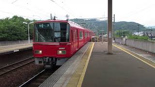 名鉄本宿駅2番線　急行一宮行き到着