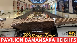 [4K60fps] PAVILION DAMANSARA HEIGHTS | Walking tour of the newest mall in KL so you don't have to