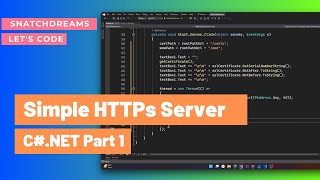 Create a Simple HTTPs Server Part 1 | Visual C#.NET | SSL Server