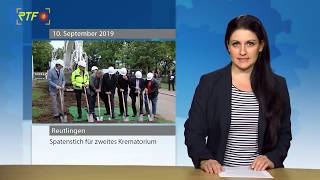 RTF.1-Nachrichten: Spatenstich für zweites Krematorium in Reutlingen