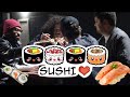 WE FOUND A SUSHI FOOD CART! Lane Bros. & Cuh: On The Spot Ep.1 TomBing Sushi