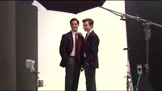 Behind The Scenes Of The Klaine Entertainment Weekly Glee Photoshoot