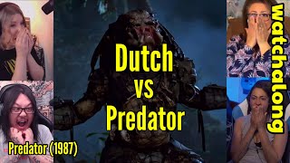 "F**king end him Dutch!" | Dutch vs Predator | Predator (1987) | First Time Watching