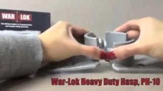 War Lok Heavy Duty Puck Padlock with Hasp