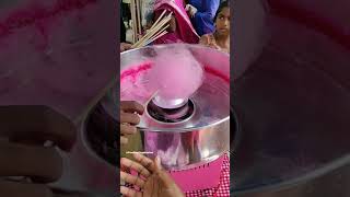 😍😍பஞ்சு மிட்டாய் ❤️ ❤️ - Cotton candy making 🍬 - chennai food - #shorts