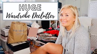 HUGE WARDROBE DECLUTTER WITH ME | CLEAN & ORGANISE IN ISOLATION | BEING MRS DUDLEY