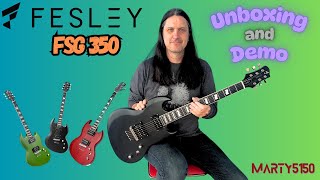 The Fesley FSG 350 Electric Guitar - An Excellent Value At $189 - Full Review And Demo