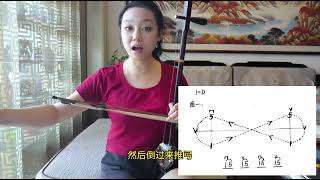 21  图示讲解，“8”字法连弓换弦#二胡 #二胡教学#二胡 #二胡教学 #vlog