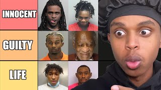 Celebrity Mugshot Tierlist based off how GUILTY they look..