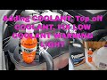 Adding COOLANT, top off COOLANT, FIX LOW COOLANT WARNING LIGHT