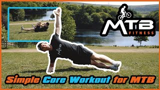30 Minute Core Workout For Better MTB Fitness - Improve Your Cornering, Descending and Climbing