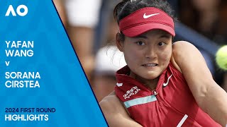 Yafan Wang v Sorana Cirstea Highlights | Australian Open 2024 First Round