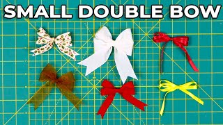 How to tie a Small Double Bow