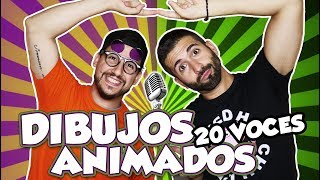 DIBUJOS ANIMADOS (Parodia) 20 voces famosas - Keunam