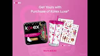 Kotex Luxe - Kotex x kāi Unstoppable Kit