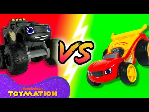 Gold Medal Blaze vs. Race Car Blaze! #7 Blaze and the Monster Machines Toys Toymation
