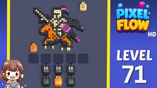 Pixel Flow Level 71 Solution Walkthrough