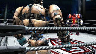 REAL STEEL THE VIDEO GAME - AMBUSH vs STEAMPUNK