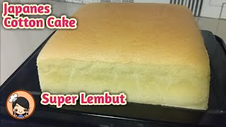 Cara mudah buat JAPANES COTTON CAKE yg super lembut