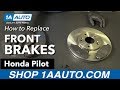 How to Replace Install Front Brakes 03-08 Honda Pilot