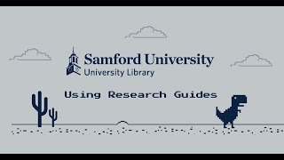 Using Research Guides