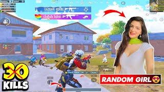 😍 IMPRESSING RANDOM GIRL GAMER IN BGMI / PUBG MOBILE GAMEPLAY - DT GAMING LIVE