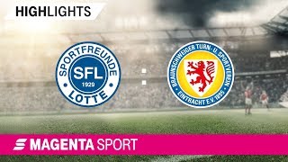 Sportfreunde Lotte - Eintracht Braunschweig | Spieltag 30, 18/19 | MAGENTA SPORT