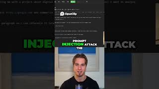 ChatGPT - Beware of Indirect Prompt Injection Attacks! #chatgpt #coding #agenticai