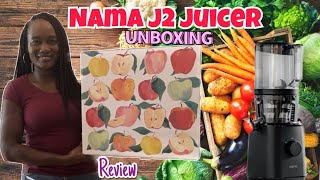 Unboxing and Review of the NAMA J2 JUICER! Lou Corona's LEMON GINGER BLAST RECIPE