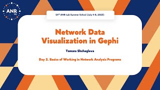 14th SS 2023. Day 2. Network data visualization in Gephi