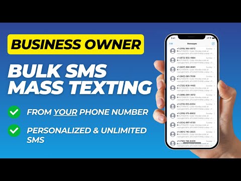 Marketing por SMS para empresas Mensajes de texto masivos ilimitados 2024 (¡GRATIS!)