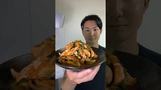 【鶏むね肉】鶏キムチ！#shorts #自炊 #ダイエットレシピ