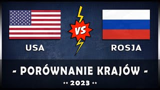 🇺🇸 Stany Zjednoczone (USA) vs ROSJA 🇷🇺 - Porównanie gospodarcze w ROKU 2023 #USA #Rosja