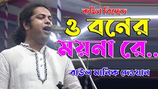 শেষরাতে মানিক দেওয়ানের কঠিন বিচ্ছেদ গান মনের ময়না ও বনের ময়নারে এমন করে আর ডাকিস না | দলিল উদ্দিন