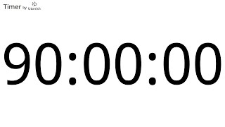 90 Hour Countup Timer