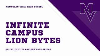 Lion Bytes | Checking Grades in Infinite Campus