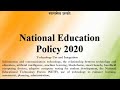 Technology Use and Integration- National Education Policy, 2020 Rajeev Ranjan