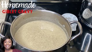 Southern Giblet Gravy| Homemade Giblet Gravy | Cook With Me | KitchenNotesfromNancy