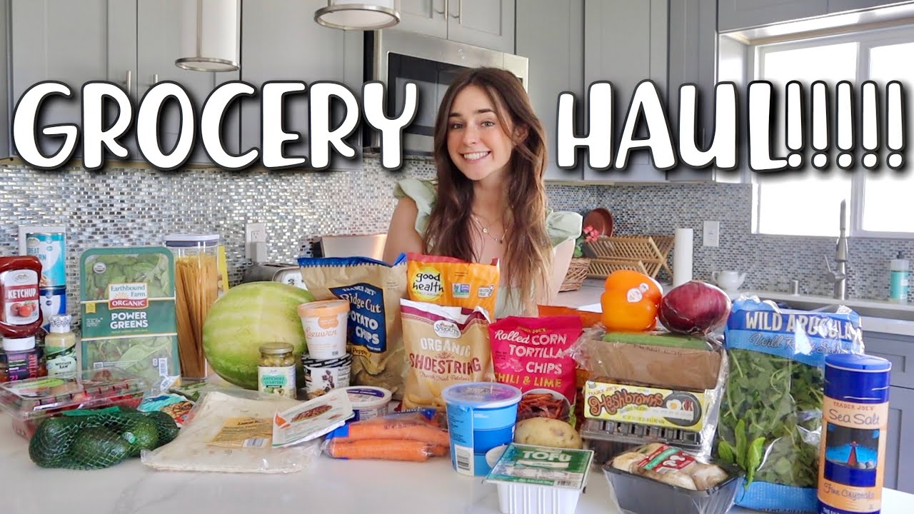 HUGE VEGAN GROCERY HAUL - YouTube