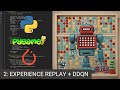 AI Plays Connect 4: DOUBLE DEEP Q-NETWORK and EXPERIENCE REPLAY in Reinforcement Learning