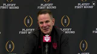 IU coach Curt Cignetti final Q\u0026A before Notre Dame