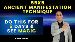 55x5 MANIFESTING TECHNIQUE ✅ How to use it correctly | Ancient Law of Attraction Manifestation