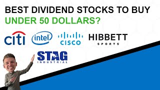 Best dividend stocks to buy under $50 | dividend investing | #dividends