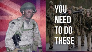 JOINING THE BRITISH ARMY | YOU NEED TO DO THESE