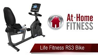 AtHomeFitness.com Scottsdale - Life Fitness RS3 Recumbent Exercise Bike Product Review