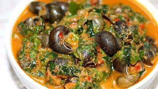 แกงคั่วหอยขมใส่ใบชะพลู ( แกงหอยจุ๊บ ) Thai Curry Freshwater Snail